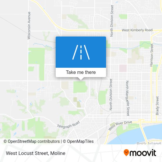 Mapa de West Locust Street
