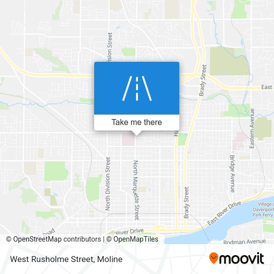 Mapa de West Rusholme Street