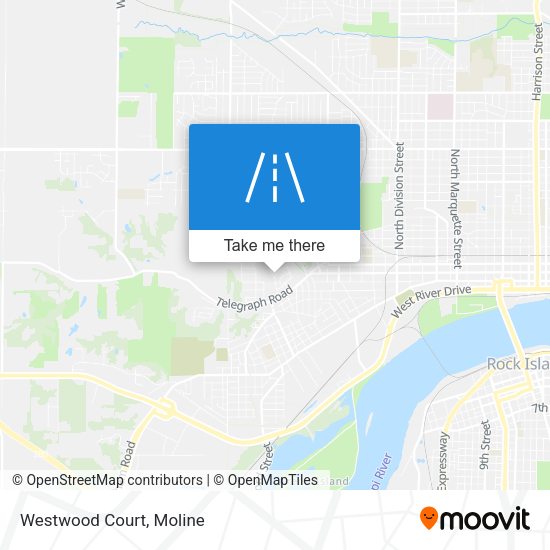 Mapa de Westwood Court