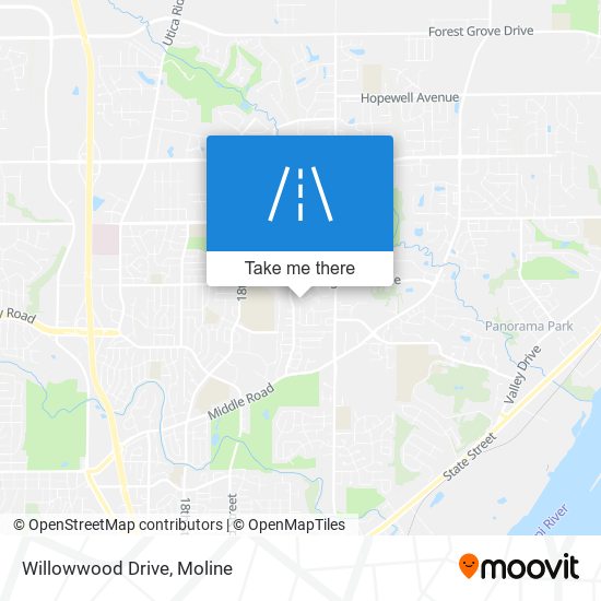 Willowwood Drive map