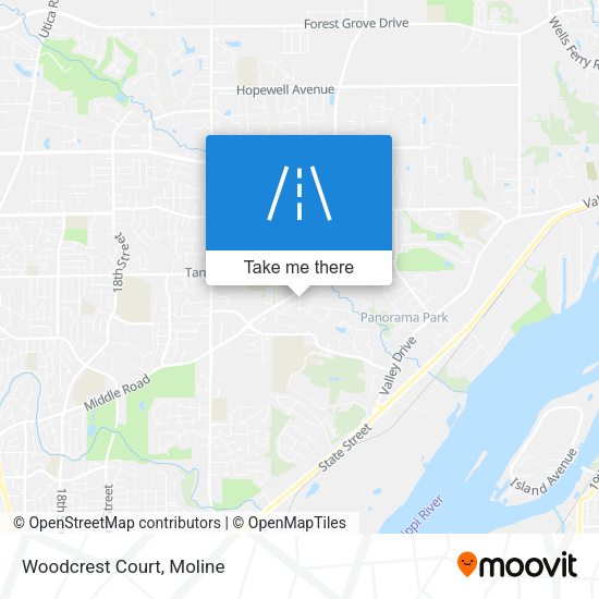 Mapa de Woodcrest Court