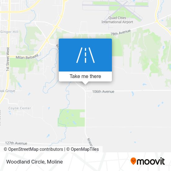 Mapa de Woodland Circle