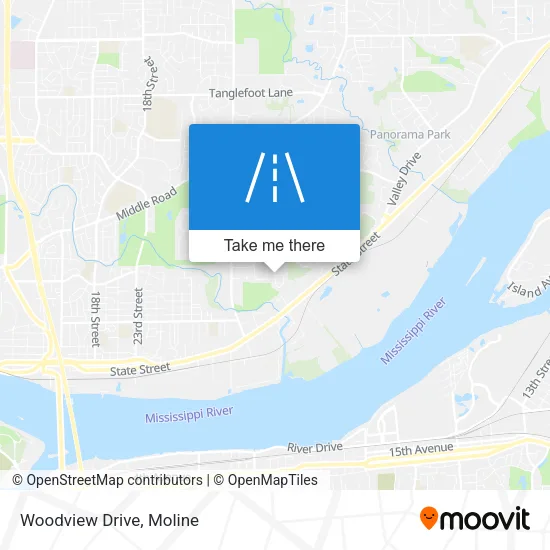 Woodview Drive map