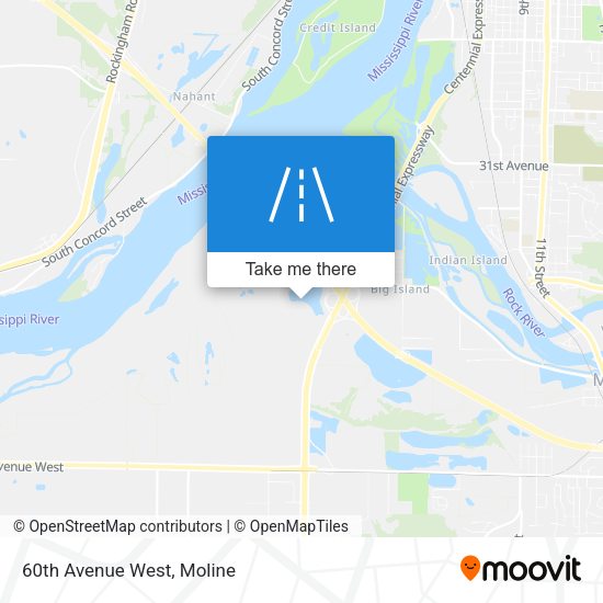 60th Avenue West map