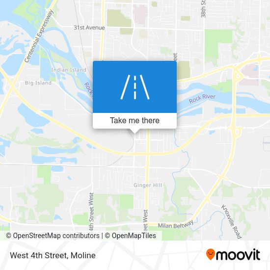 Mapa de West 4th Street