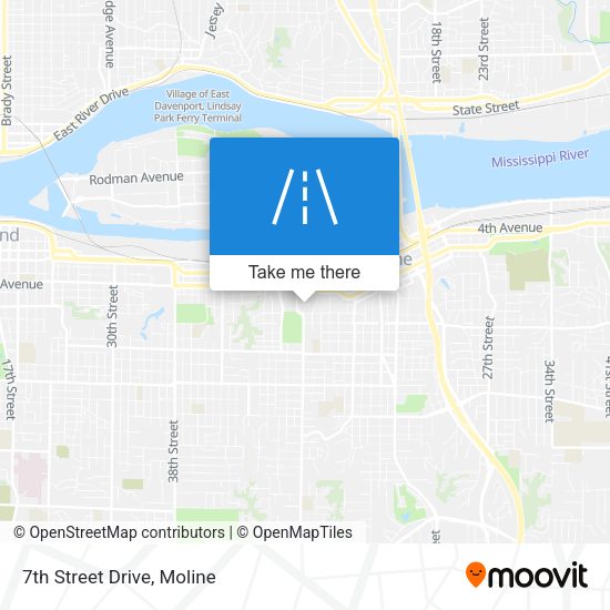 Mapa de 7th Street Drive