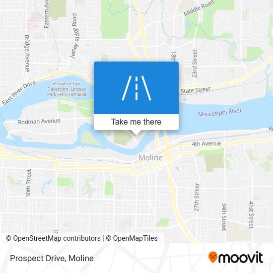Prospect Drive map