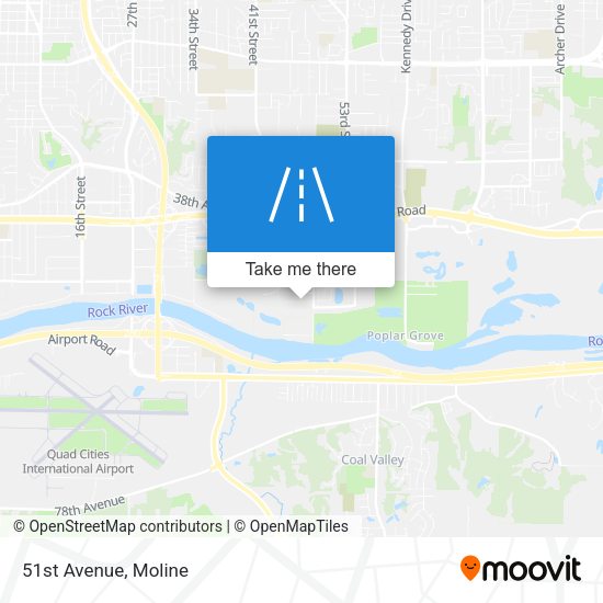 51st Avenue map