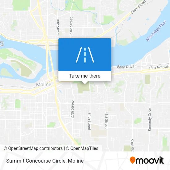 Summit Concourse Circle map