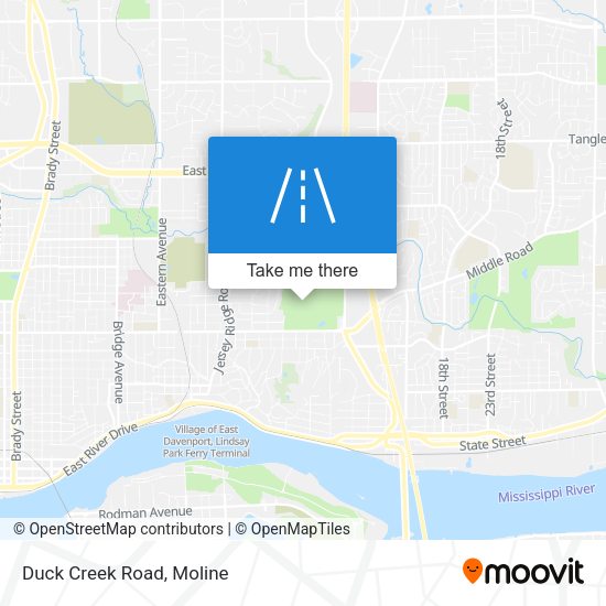 Duck Creek Road map