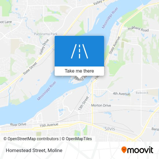 Mapa de Homestead Street