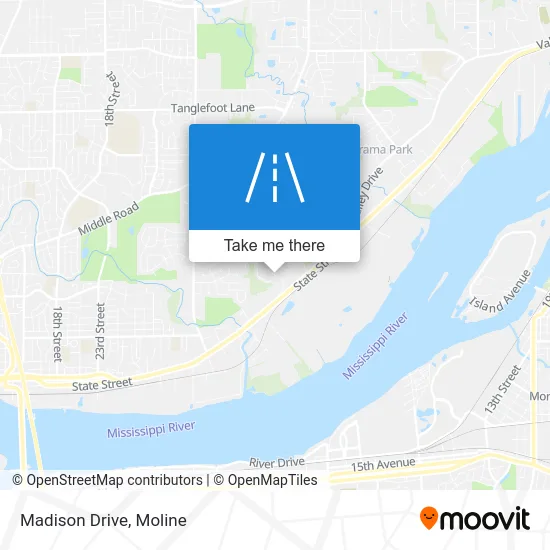 Madison Drive map