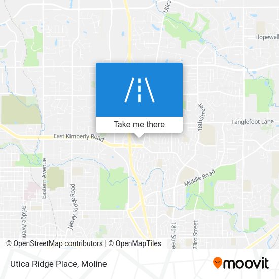 Mapa de Utica Ridge Place