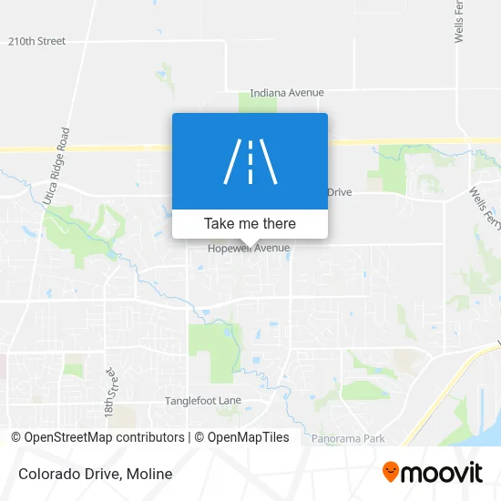 Colorado Drive map