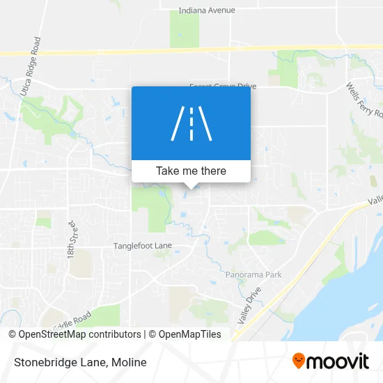 Stonebridge Lane map