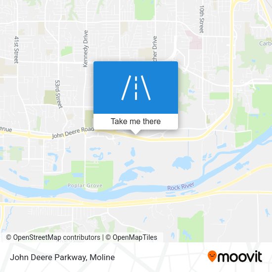 John Deere Parkway map