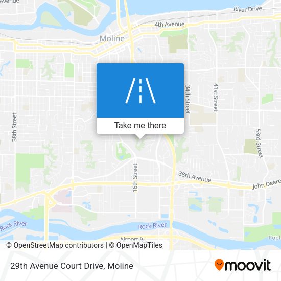 29th Avenue Court Drive map