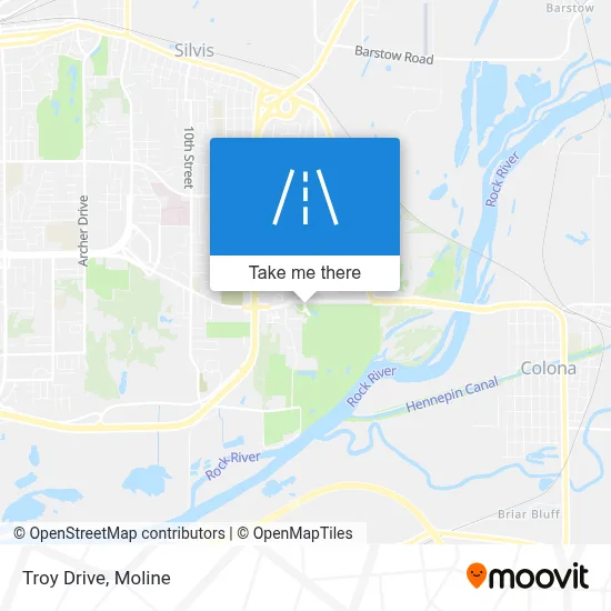 Troy Drive map
