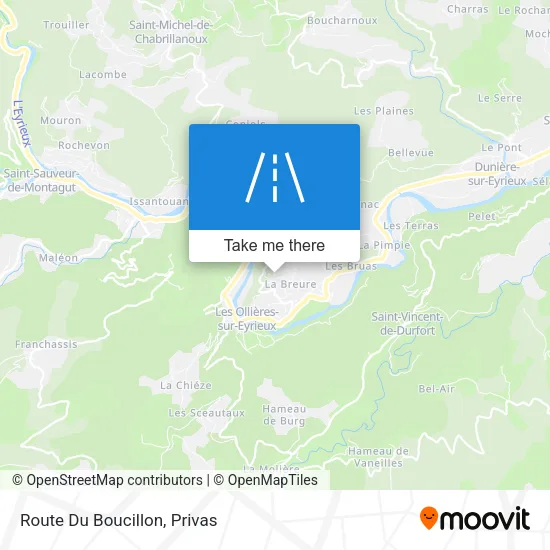 Route Du Boucillon map