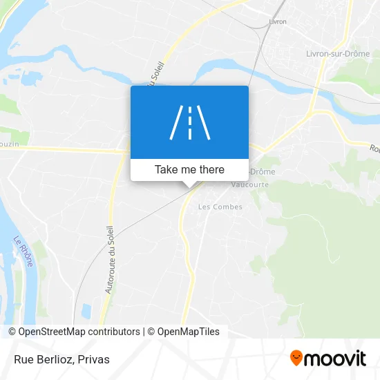 Rue Berlioz map