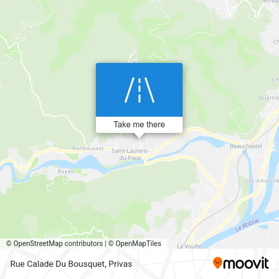 Rue Calade Du Bousquet map