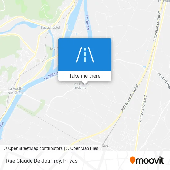 Rue Claude De Jouffroy map
