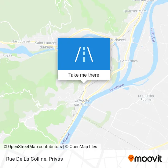 Rue De La Colline map