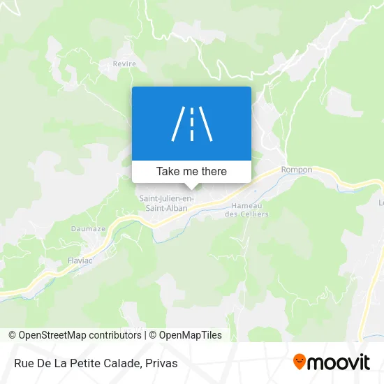 Rue De La Petite Calade map