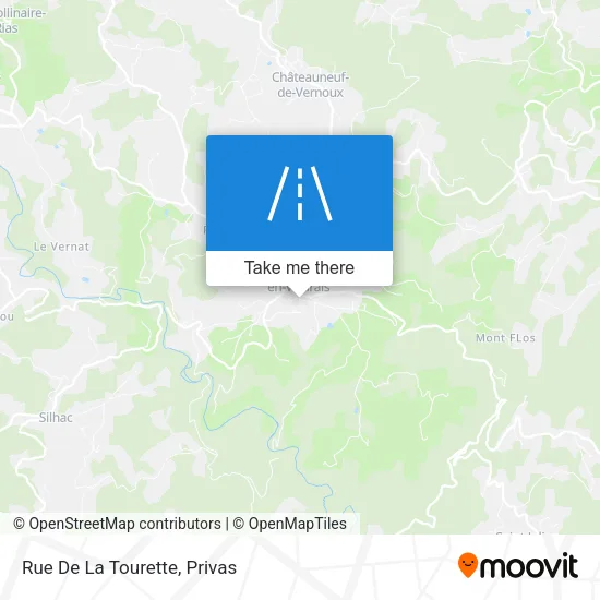 Rue De La Tourette map