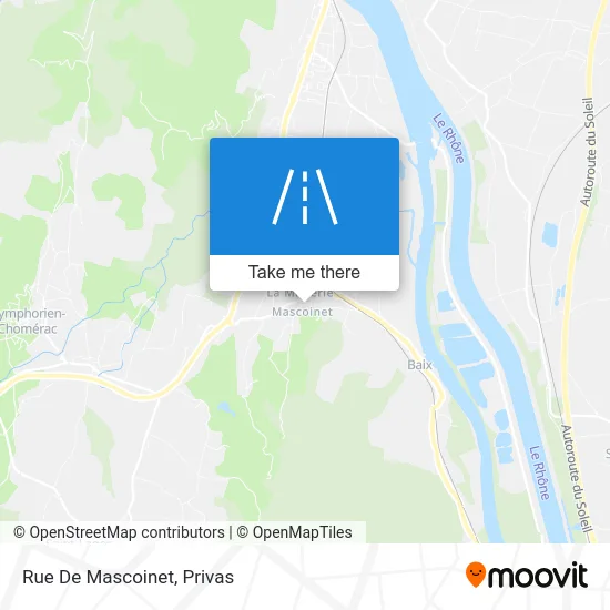 Rue De Mascoinet map