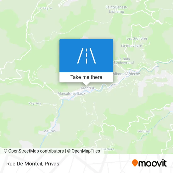Rue De Monteil map