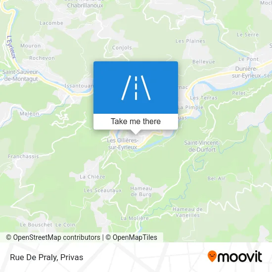 Rue De Praly map