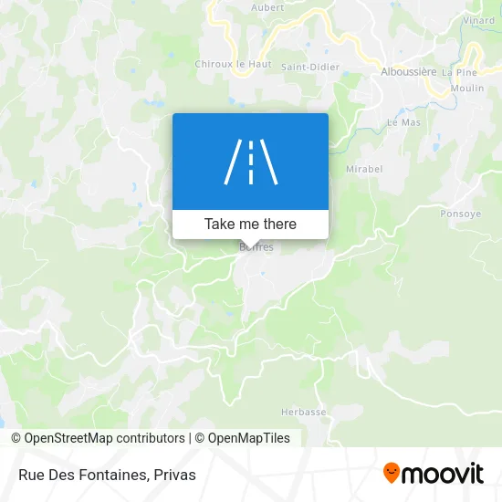 Rue Des Fontaines map