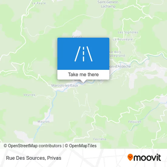 Rue Des Sources map
