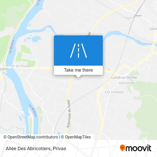 Allée Des Abricotiers map