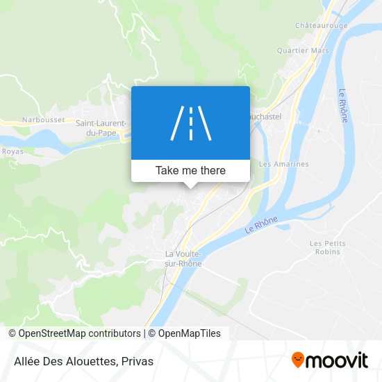 Allée Des Alouettes map