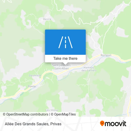 Allée Des Grands Saules map