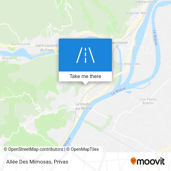 Allée Des Mimosas map
