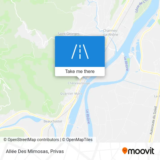 Allée Des Mimosas map