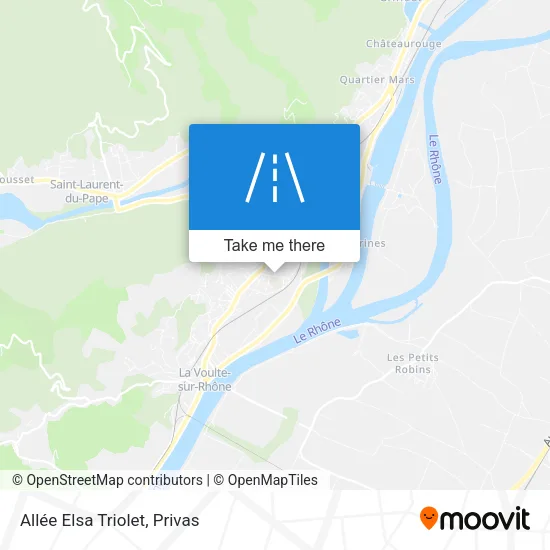 Allée Elsa Triolet map