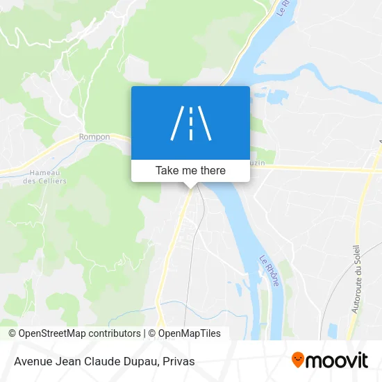 Avenue Jean Claude Dupau map