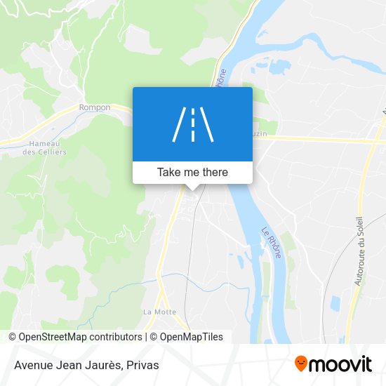 Avenue Jean Jaurès map