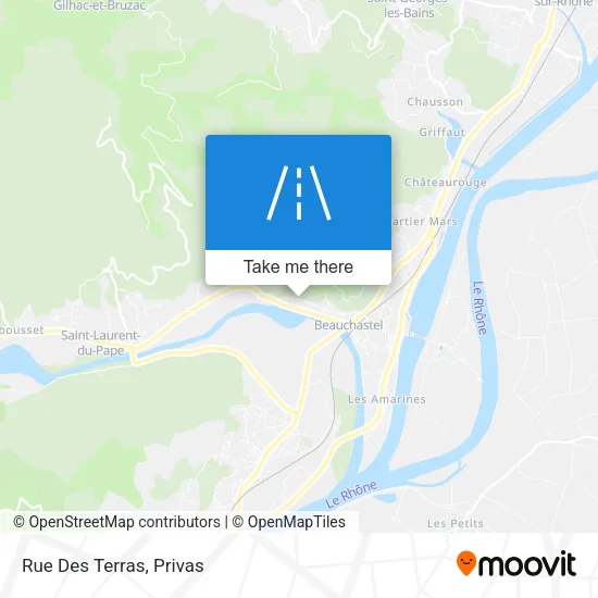 Rue Des Terras map