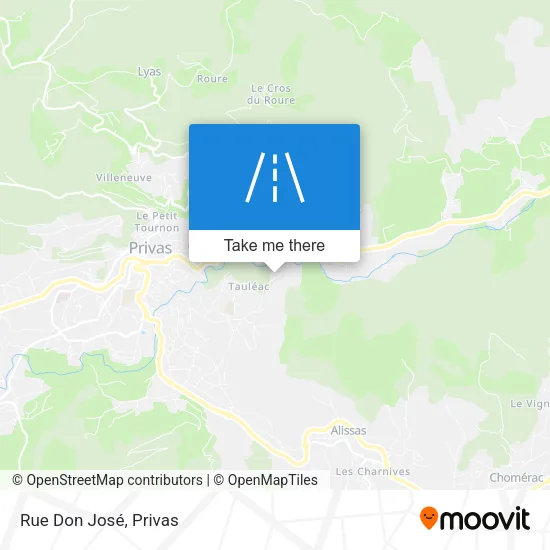 Rue Don José map