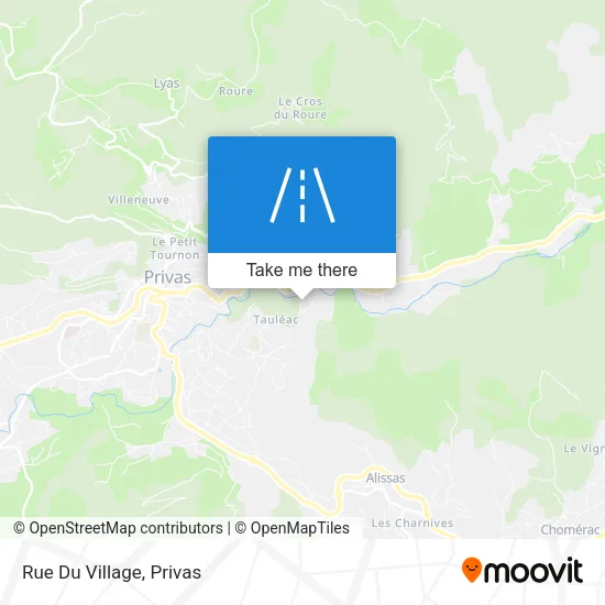 Rue Du Village map