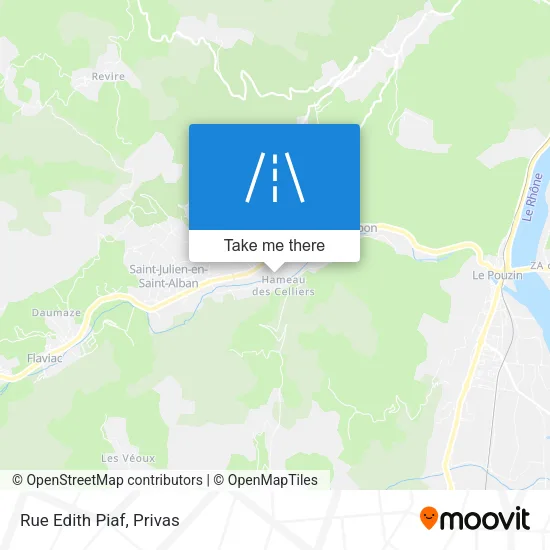 Rue Edith Piaf map
