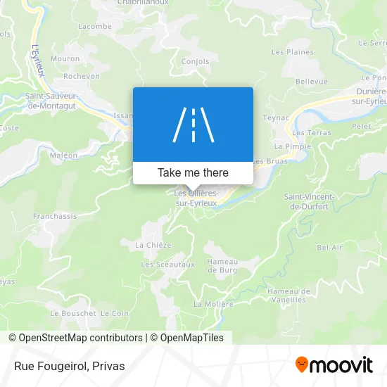 Rue Fougeirol map