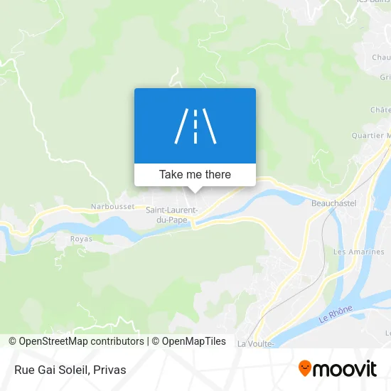 Rue Gai Soleil map