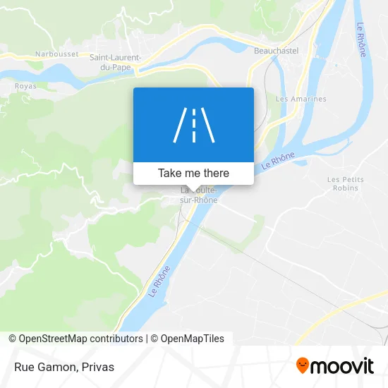 Rue Gamon map