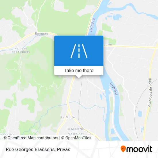 Rue Georges Brassens map